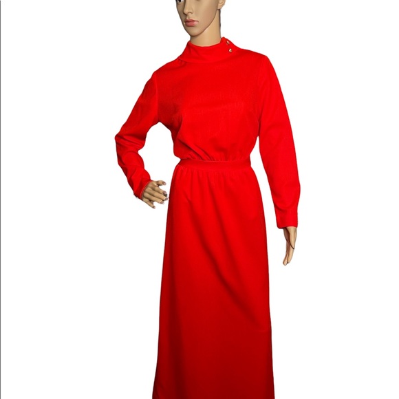 Brilliant Late 60's Maxi Dress - Picture 2 of 4